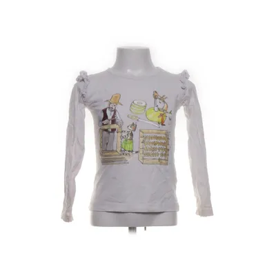 Långärmad t-shirt (Vit, Flerfärgad) från Pettson och Findus Bomull