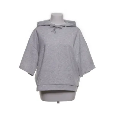 Kortärmad huvtröja (Grå) från Gestuz Elastan, Ekologisk bomull, Polyester