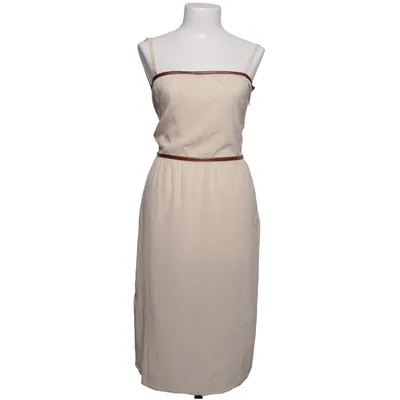 Kjole (Beige) fra Prada Elastan, Silke