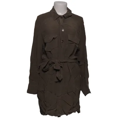 Shirt dress (Green) from H&M Trend Cupro, Viscose