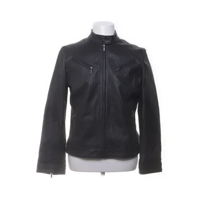 Leather jacket (Black) from Joy Leather, Polyester