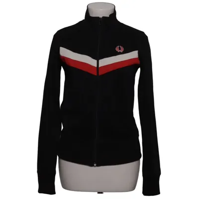 Trainingsjacke (Schwarz, Rot, Weiß) von Fred Perry Baumwolle, Polyester