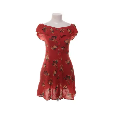 Dress (Red, Multicolored) from Zara Woman Premium Collection Viscose
