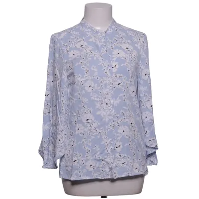Blouse (Blue, White) from The Shirt Factory Viscose
