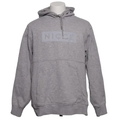 Sweat à capuche (Gris) de Nicce Coton, Polyester