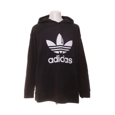 Huvtröja (Svart) från Adidas Bomull, Elastan