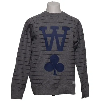 Sweatshirt (Gris, Bleu) de Wood Wood Coton