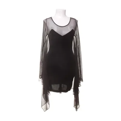 Klänning (Svart) från H&M Conscious Collection Elastan, Återvunnen polyester