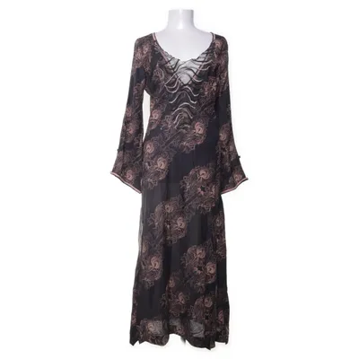 Maxikjole (Brun, Sort) fra Munthe plus Simonsen Bomuld, Nylon, Viscose
