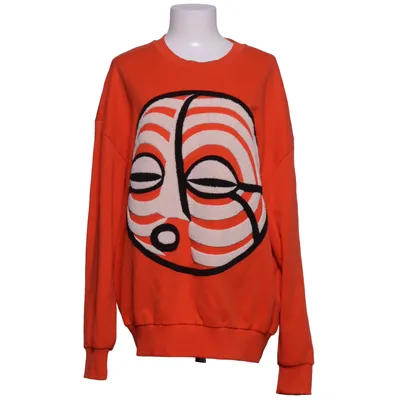 Sweatshirt (Orange, Mehrfarbig) von Henrik Vibskov Bio-Baumwolle