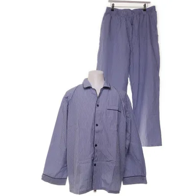 Pyjamas (Blå, Vit) från Dressmann Bomull
