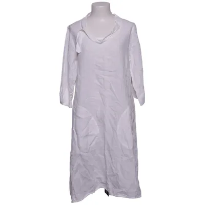 Dress (White) from Uno Danmark Linen, Viscose