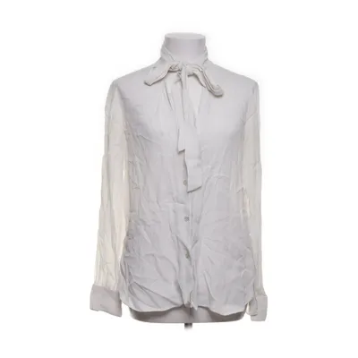 Blouse (Wit) van Massimo Dutti Zijde, Viscose