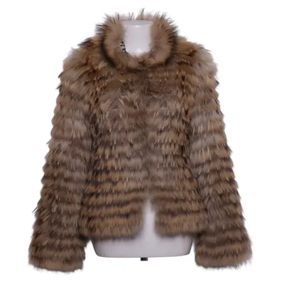 Pälsjacka (Brun, Svart, Vit) från Dna Päls, Polyester