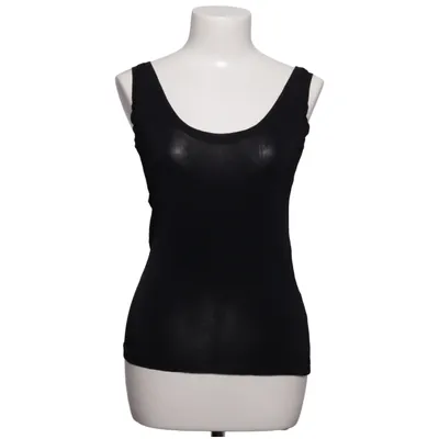 Tank Top (Black) from Polarn O. Pyret Elastane, Viscose