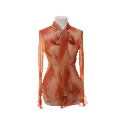 Pussy bow blouse (Orange, Multicolored) from Acne Studios Viscose