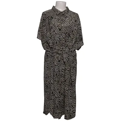 Skjortklänning (Grön, Svart, Vit) från ONLY Carmakoma Elastan, Polyester