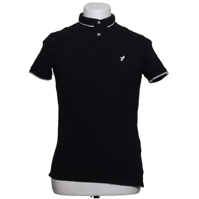 Pikétröja (Svart, Vit) från Pier One Återvunnen bomull