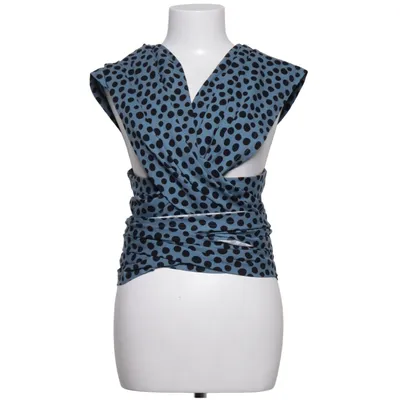 Bärsjal (Blå, Svart) från Coracor Elastan, Ekologisk bomull