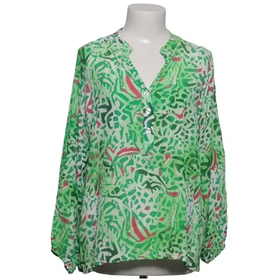 Blouse (Groen, Wit, Rood) van Aust Viscose