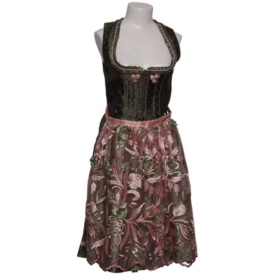 Dirndl (Green, Pink, Multicolored) from Krüger Madl Cotton, Polyester