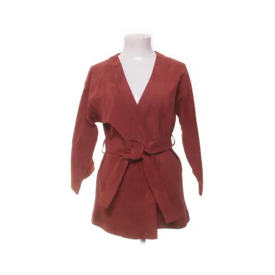 Leren jas (Rood) van Never Denim Leer