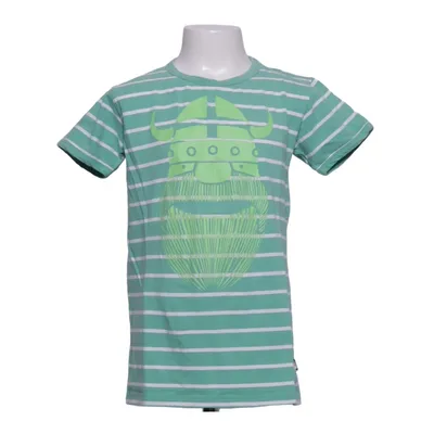 T-shirt (Groen, Wit) van Danefae Katoen, Elastaan