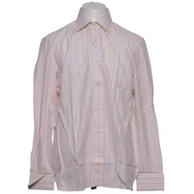 Chemise (Rose, Jaune, Blanc) de Borrelli Coton