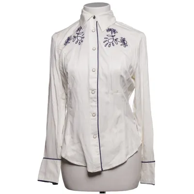 Skjorta (Vit, Blå) från Wrangler Viskos