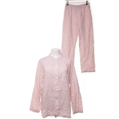 Pyjama (Wit, Roze) van Muji Katoen