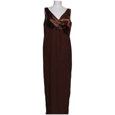 Aftonklänning (Brun) från Party Line Polyester