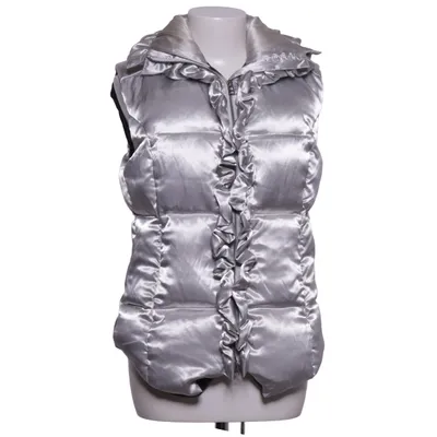 Outdoor Weste (Silber, Schwarz) von Wivica Oest Daune, Feder, Polyamid, Polyester