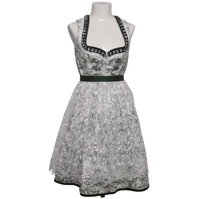 Dirndl (Wit, Grijs, Groen) van Bergweiss