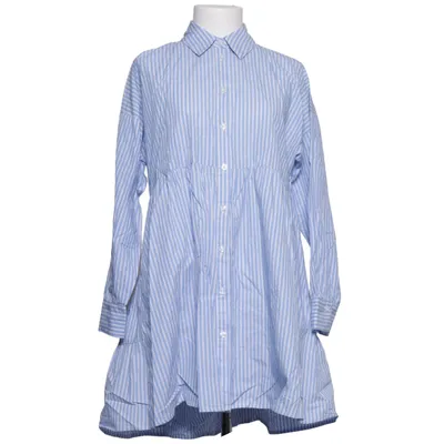 Skjortklänning (Blå, Vit) från Second Female Bomull
