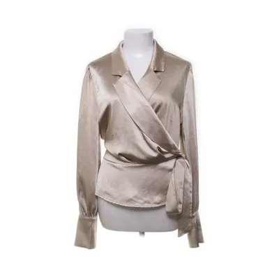 Wrap blouse (Beige) from Neo Noir Polyester, Elastane