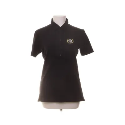 Pikétröja (Svart) från Gränges Bomull, Återvunnen polyester