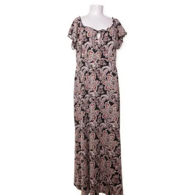 Maxi dress (Brown) from Happy Holly Elastane, Polyester