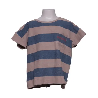 T-shirt (Blå, Beige) fra Piupiuchick Bomuld
