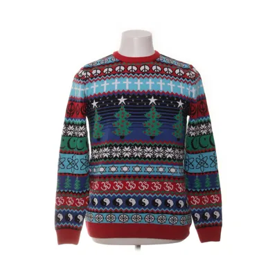 Jultröja (Blå, Röd, Flerfärgad) från British Christmas Jumpers Akryl, Bomull