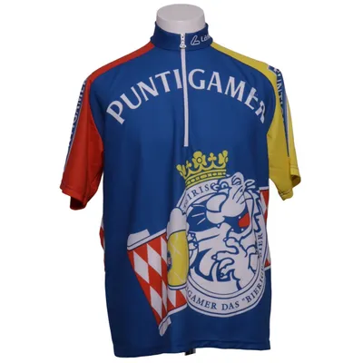 Wielershirt (Blauw, Meerkleurig) van Löffler Polyester