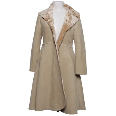 Shearlingjakke (Beige) fra DKNY Akryl, Polyester
