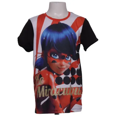 T-shirt (Red, Black, White) from Miraculous Polyester