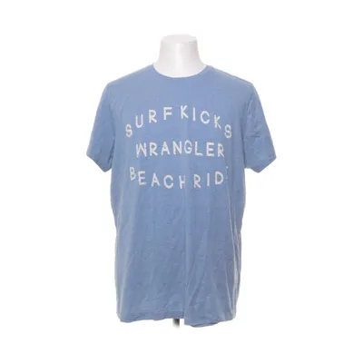 T-shirt (Blå) från Wrangler Bomull, Polyester