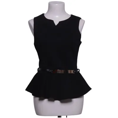 Peplum Top (Schwarz) von KDK London Elasthan, Polyester