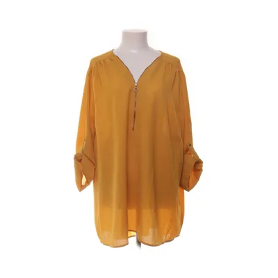Blus (Gul) från Plus Polyester