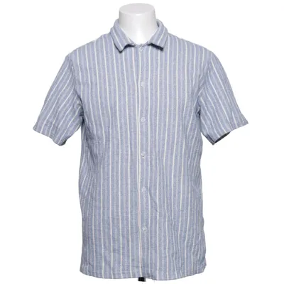 Kortärmad skjorta (Blå, Vit) från Lager 157 Bomull, Polyester