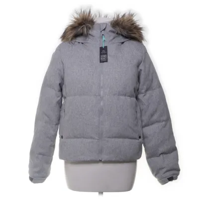 Dunjacka (Grå) från Gap Ull, Bomull, Polyester, Nylon, Päls, Akryl, Dun