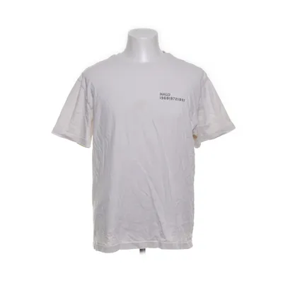 T-shirt (Vit, Brun) från Halo Ekologisk bomull