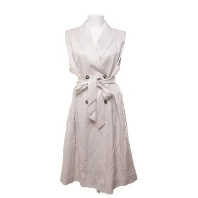 Jurk (Wit) van H&M Modern Classic Linnen, Viscose, Polyester