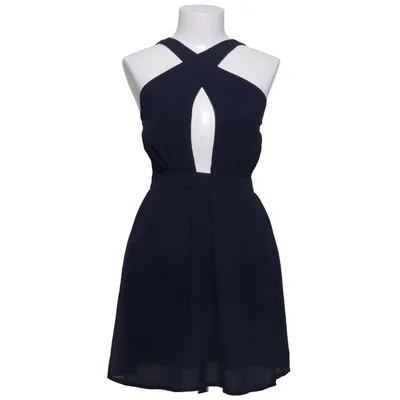 Halterneck-kjole (Blå) fra Club L Polyester